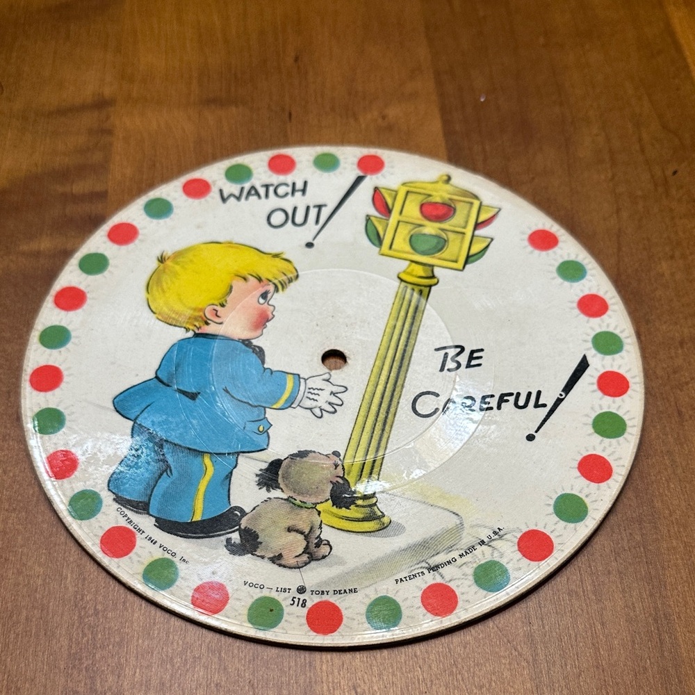 Rare 1948 VOCO child’s record